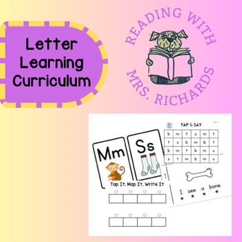 Preview of Letter Learning Curriculum - 9 week program