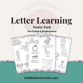Preview of Letter Learning Poster Pack