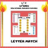 Letter Line Match - (Theme) New School Nursery Rhymes by L