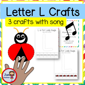 Preview of Letter Ll Crafts with Song