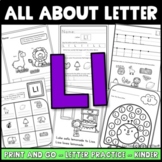 Letter Ll Practice Pages | Kindergarten | Alphabet | All A