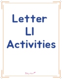 Letter Ll Worksheet