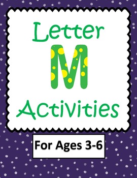 Preview of Letter M Activities- 46 Pages! {Common Core}