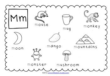 Letter M Activities And Worksheets By Little Dots