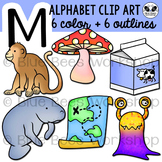 Letter M Clip Art Alphabet / Beginning Sound M
