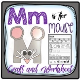Letter M Craft: Alphabet Craft, Mm Craft, M is for Mouse C
