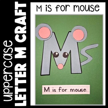 Letter M Craft | M is for Mouse Printable Craft Template | ABC Alphabet ...