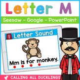 Letter M Digital Games | Seesaw | Google Slides | PowerPoint