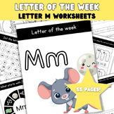 Letter M Worksheets | Letter Practice Pages | Letter Of Th