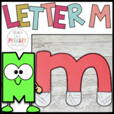 Letter M craft | Alphabet crafts | Lowercase letter craft 