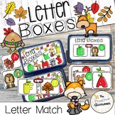 Letter Match Apple Alphabet Center | Fall Autumn | Prescho