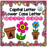 Floral Fun: Letter Matching Uppercase and Lowercase Worksheet