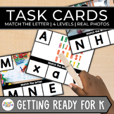Letter Match Games Getting Ready for Kindergarten Task Car
