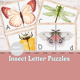 Letter Matching A to Z  - Insect Themed