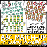 Letter Matching - ABC Match-up - Sensory Bin Mat - BUNDLE