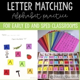 Letter Matching Alphabet for Special Education/Down Syndrome