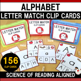 Letter Matching Clip Cards | Letter Recognition and Letter