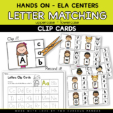 Letter Matching - Clip Cards (upper-lowercase)