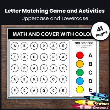AlphaTracks Unicorns Uppercase Lowercase Alphabet Matching Game for ABC Learning (41 Pcs) SK-084 by Skoolzy