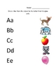 Letter Matching Pre-K and Kindergarten Skills Worksheet by Rena Williams