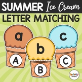 Letter Matching Summer Activity / Alphabet / ABC Recogniti