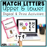 Letter Matching Uppercase | Letters Recognition Activities