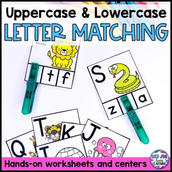 Preview of Letter Matching Uppercase and Lowercase | Alphabet Lower and Upper Case