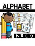 Letter Matching Uppercase and Lowercase Alphabet Low Prep Center