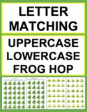 Letter Matching Uppercase and Lowercase Letters Frog Hop