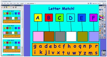 Preview of Letter Matching for the Promethean