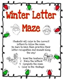 Letter Maze *Winter Theme*