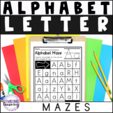 Alphabet Letter Mazes Worksheets - Identifying Letters - L