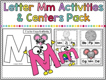 Letter Mm Activities Pack by Stephani Ann | Teachers Pay Teachers