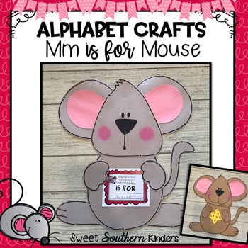 Letter Mm Craft : Alphabet Crafts : Mouse Craft : Letter Crafts | TPT