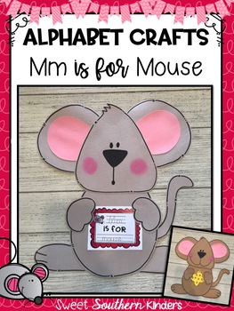 Letter Mm Craft : Alphabet Crafts : Mouse Craft : Letter Crafts | TPT