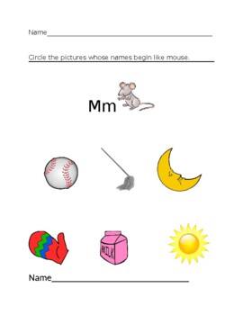 letter mm worksheets teaching resources teachers pay teachers