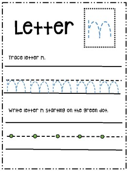 letter m tracing teaching resources teachers pay teachers