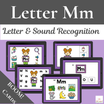 Preview of Letter Mm with Boom Cards™ | Digital 