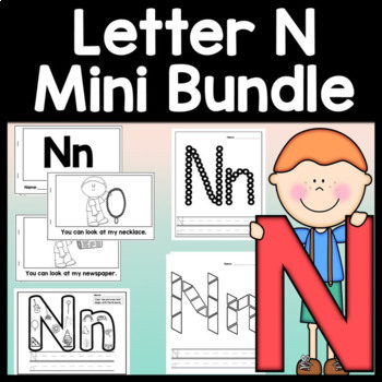 Letter N Activities Letter N Book And 5 Letter N Worksheets Tpt