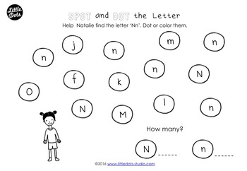 letter n activities and worksheets by little dots tpt