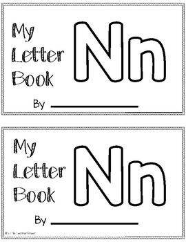 Letter N Alphabet Activity Book by Little Learner Power | TPT