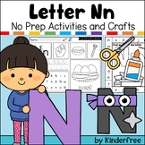 Letter N Alphabet No Prep Activities and Crafts