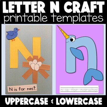 Letter N Craft | N is for Nest Craft | n is for narwhal | ABC Alphabet ...