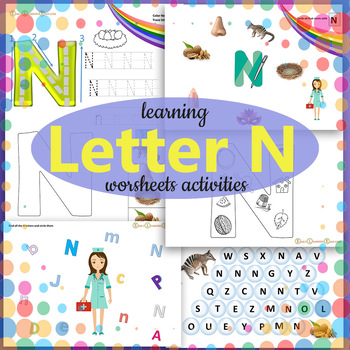 Letter N Interactive Learning | Letter of the week by EarlyLearningEasycom