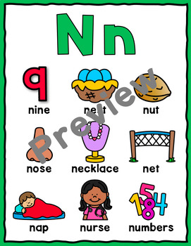 letter n worksheets for preschool Letter n worksheet: tracing, coloring