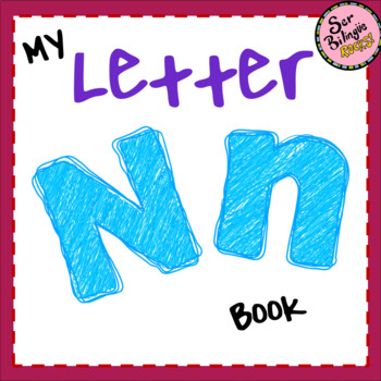 Letter N booklet by Ser Bilingue Rocks | TPT