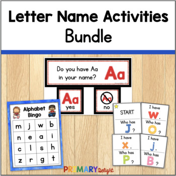Preview of Letter Names Activities and Games to Practice Letter Naming in Kindergarten