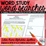 Letter Name Alphabetic Spellers Words Their Way Word Search Activities