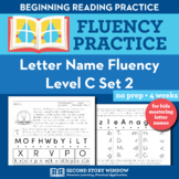 Letter Name Fluency Practice Level C Set 2 - Pre-Reading L