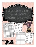 Letter Name & Sound + CVC Decoding Assessment